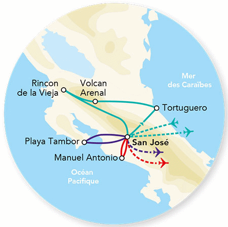 Circuit Douceurs du Costa Rica & extension Playa Tambor - Limité à 18 pers. san_jose Costa Rica
