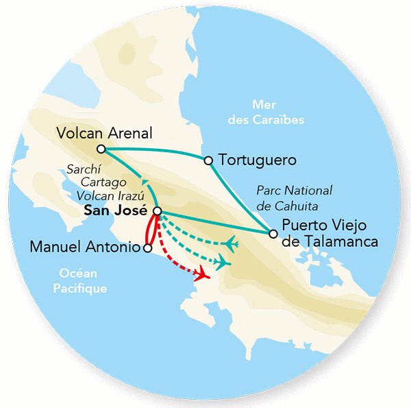 Circuit Immersion au Costa Rica & Région de Manuel Antonio / Pacifique Central - en petit groupe san_jose Costa Rica