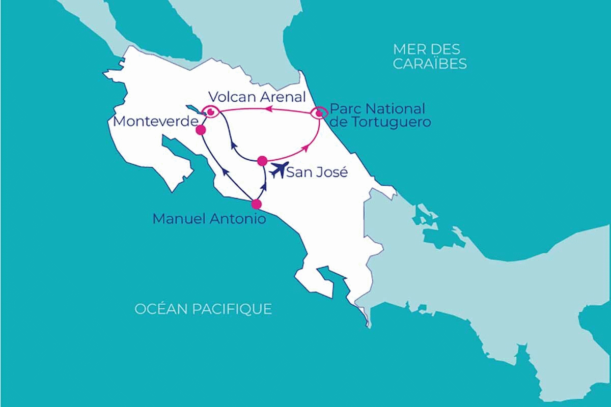 Circuit Nature et plages du Costa Rica san_jose Costa Rica