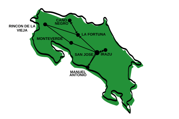 Circuit Naturellement Costa Rica & Parc de Manuel Antonio san_jose Costa Rica