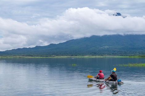 Kayak sur le lac du Volcan Arenal