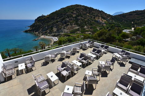 Terrasse - Hôtel Bravo Club Istron Bay 4* Agios Nikolaos Crète