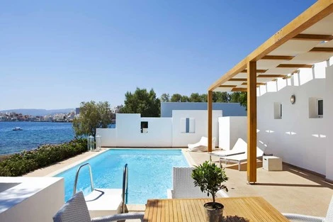 Villa avec piscine priv\u00E9e - Minos Beach Art