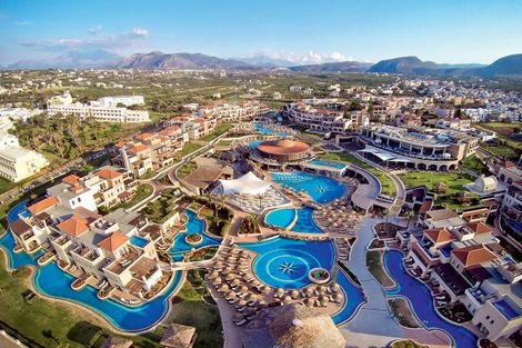 Vue panoramique - Hôtel Tui Sensatori Resort Atlantica Caldera Palace 5* Heraklion Crète