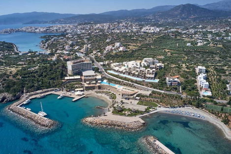 Vue panoramique - Hôtel Wyndham Gand Crète Mirabello Bay 5* Heraklion Crète