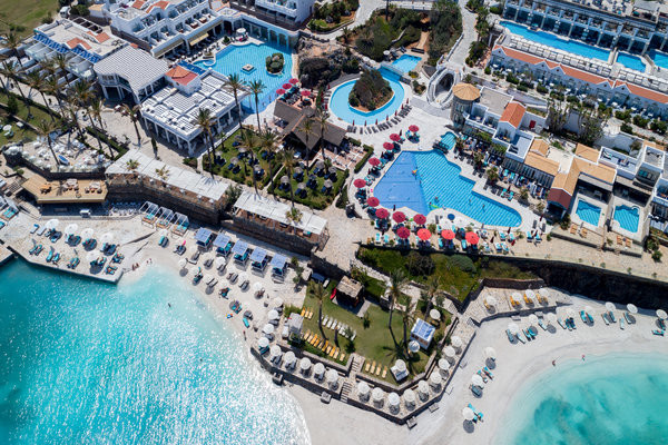 Vue panoramique - Hôtel Radisson Blu Beach Resort (sans transport) 5* Milatos Crète