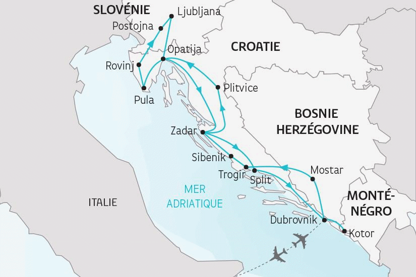 Circuit La Croatie du Nord au Sud dubrovnik Croatie