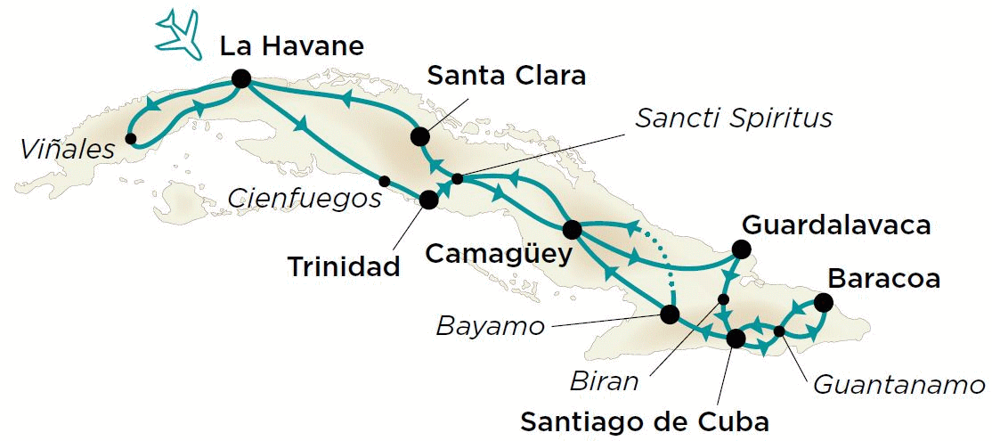 Circuit Isla Cubana - Eté 2025 la_havane Cuba