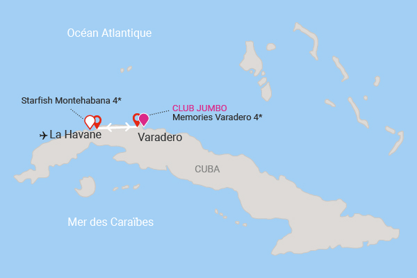 Combiné hôtels Magie de la Havane et sable de Varadero - a supprimer la_havane Cuba