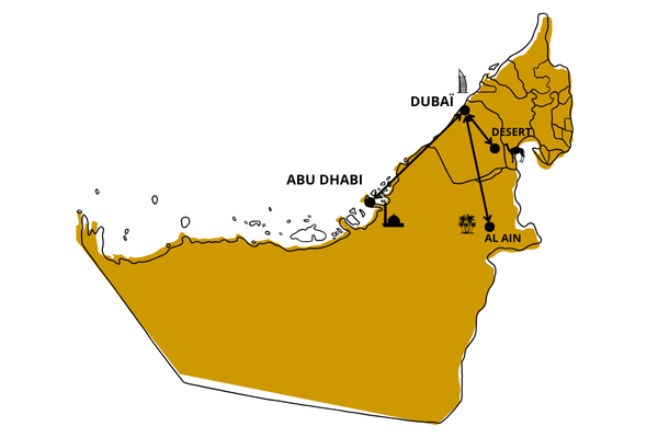 Circuit Combiné Dubai & Abu Dhabi, l'Âme de Deux Emirats dubai Dubai et les Emirats