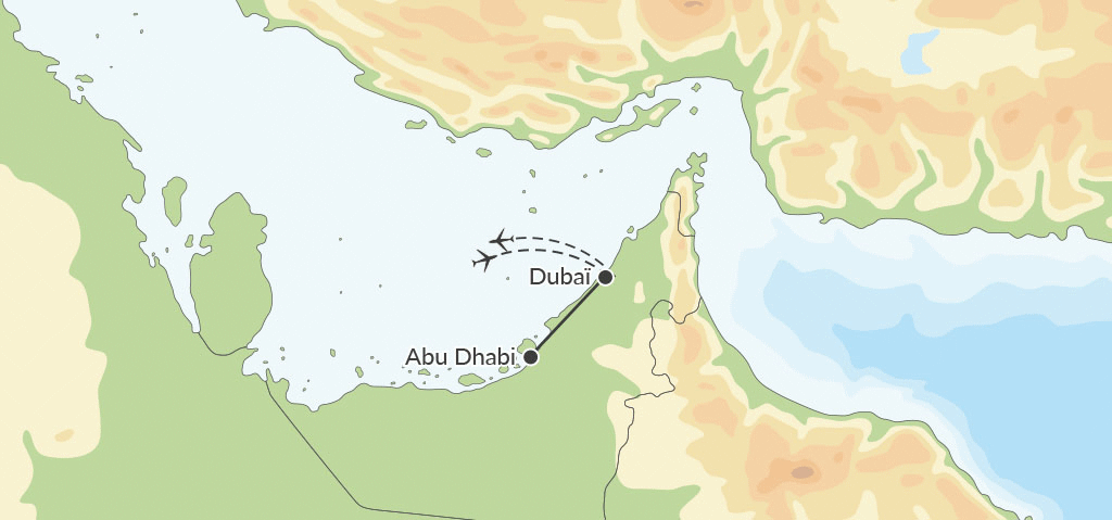 Circuit De Dubaï à Abu Dhabi dubai Dubai et les Emirats