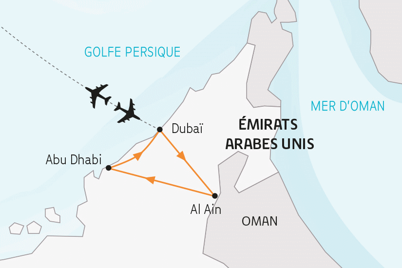 Circuit Dubaï et Abu Dhabi, les mille et une folies dubai Dubai et les Emirats