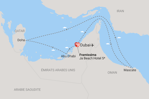 Combiné croisière et hôtel Framissima Premium JA Beach Hotel et croisière sur le Costa Toscana dubai Dubai et les Emirats