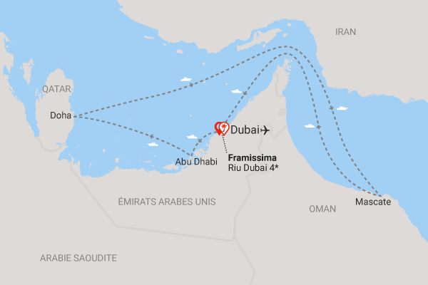 Combiné croisière et hôtel Framissima Premium Riu Dubaï et croisière sur le Costa Toscana dubai Dubai et les Emirats