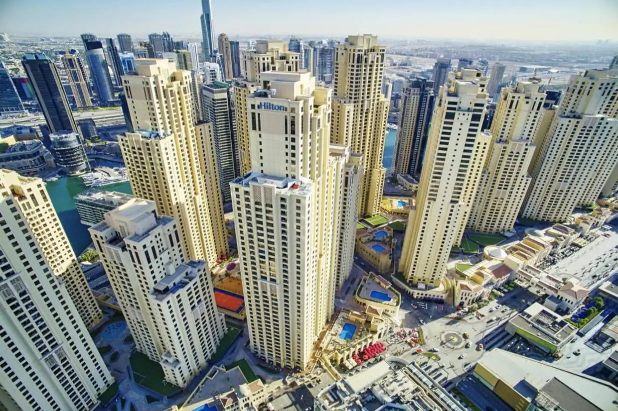 Facade - Hôtel Hilton Dubaï The Walk 4* Dubai Dubai et les Emirats