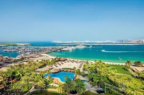Vue panoramique - Hôtel Le Meridien Mina Seyahi Beach Resort 5* Dubai Dubai et les Emirats