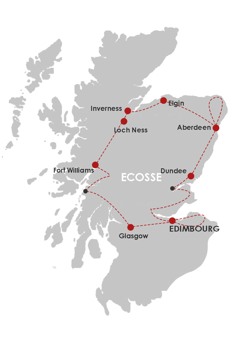 Autotour Authentique Ecosse - Hôtel edimbourg Ecosse