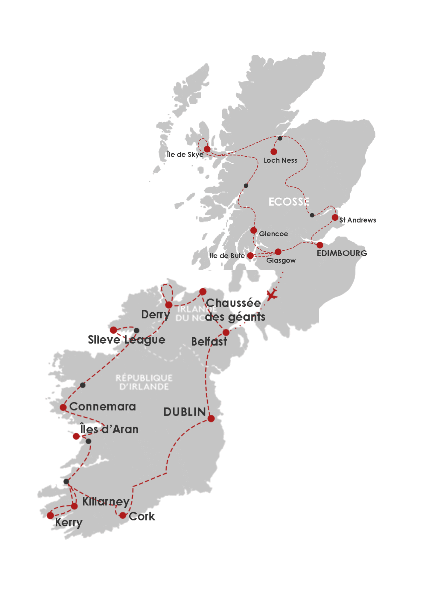 Circuit Grande traversée celte edimbourg Ecosse
