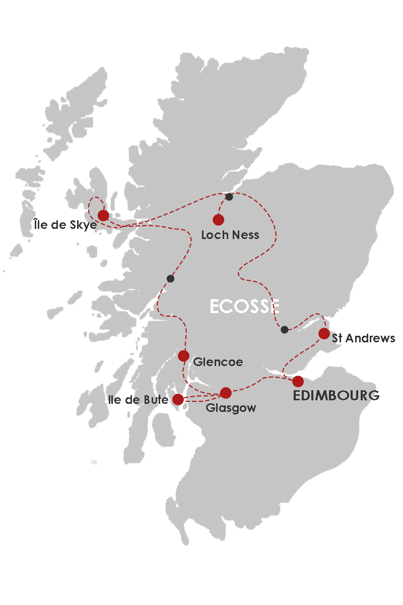 Circuit Iles & Highlands edimbourg Ecosse
