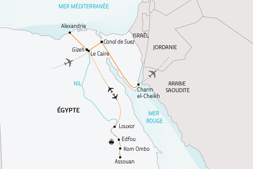 Combiné croisière et hôtel Petit groupe - Le Grand Tour d'Egypte le_caire Egypte