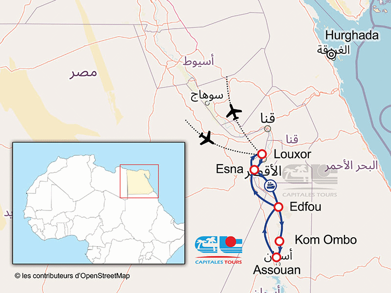 Circuit Croisière en Dahabeya Descente du Nil louxor Egypte