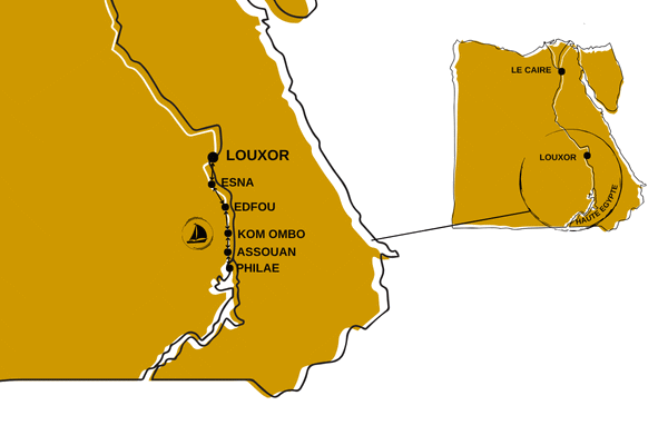 Circuit Croisière Les Mystères du Nil en Dahabeya louxor Egypte