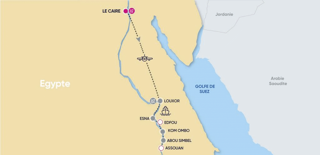 Croisière Combiné Horus 5* avec visites du Musée et des pyramides inclus louxor Egypte