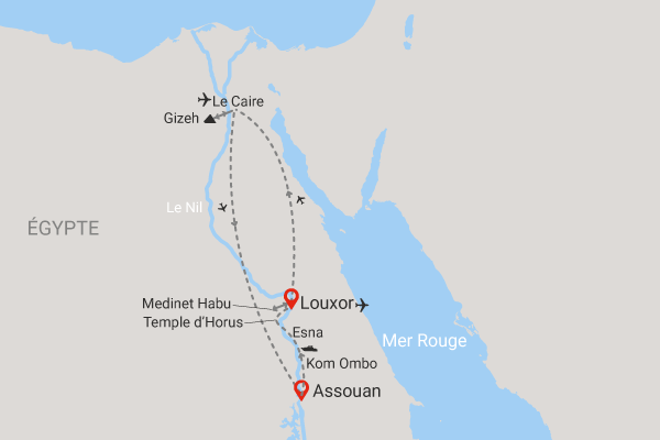 Croisière Gloire des Pharaons (avec excursion au Caire) louxor Egypte