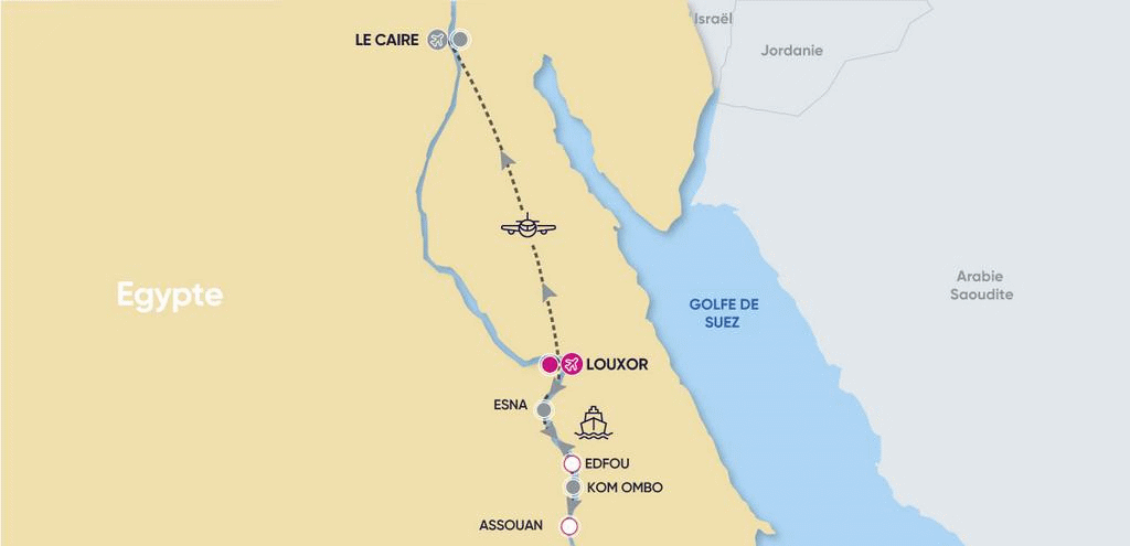 Combiné croisière et hôtel Hathor louxor Egypte
