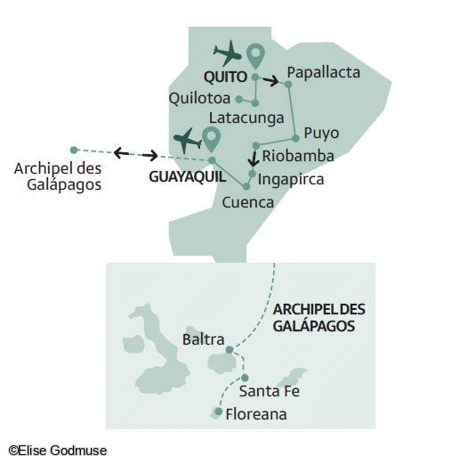 Circuit Des Andes d'Equateur aux îles des Galapagos - 16 personnes maximum quito Equateur