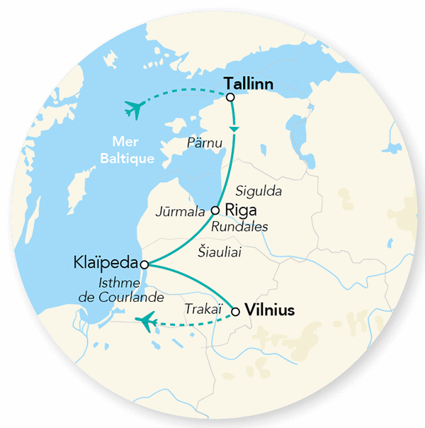 Circuit Merveilles des Pays Baltes - Limité à 20 pers. tallinn Estonie