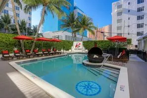 Etats-Unis-Miami, Hôtel Red South Beach 3* sup