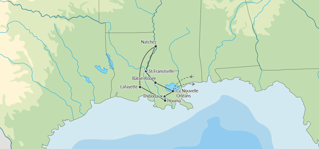 Circuit Découverte de la Louisiane new_orleans Etats-Unis