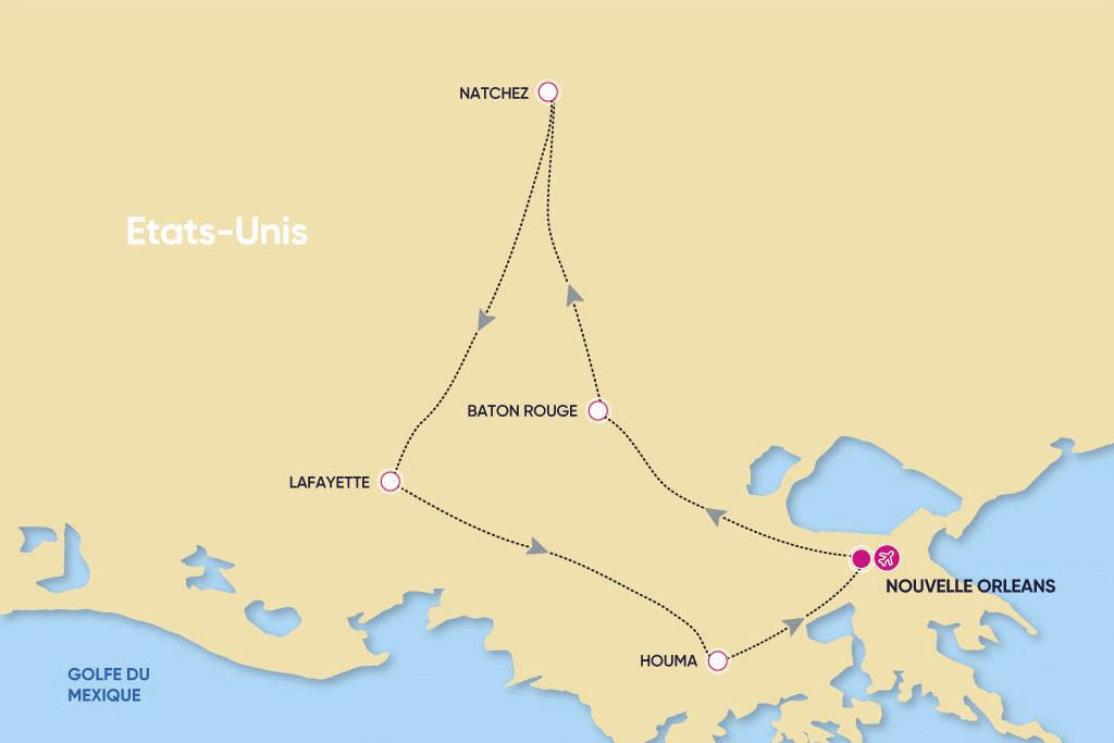 Autotour Découvrez les merveilles de la Louisiane new_orleans Etats-Unis