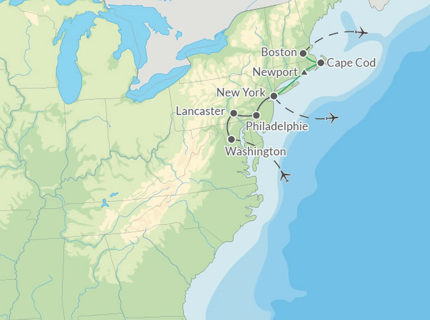 Autotour East Coast - Éclaireur - SUP washington Etats-Unis