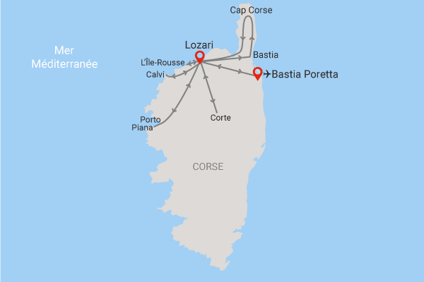Circuit Belambra Lozari 3*, séjour plage et découverte avec excursions incluses bastia France Corse