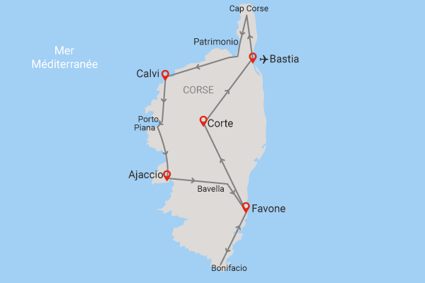 Circuit Terroir et culture corses bastia France Corse