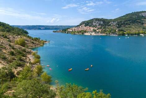 Camping Tikayan Rives du Lac de Sainte Croix aups France