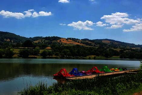 Flower Camping Lac de Saint-Point Lamartine en Bourgogne st_point France