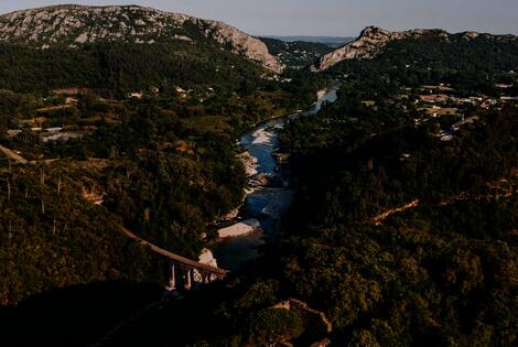 Camping Slow Village Anduze thoiras France