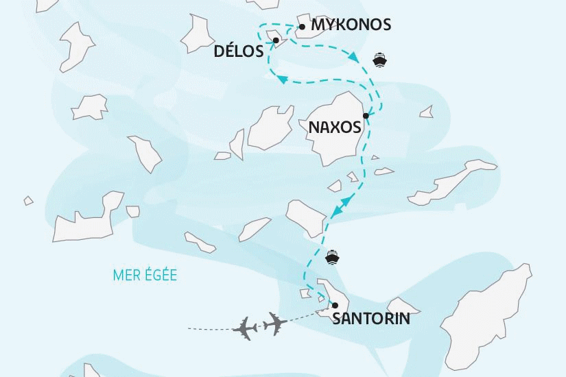 Circuit Les Cyclades, Magie des îles grecques athenes Grece