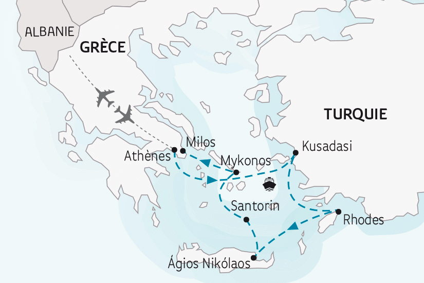 Croisière La croisière des Bretons 2027 - Les joyaux de la mer Égée athenes Grece