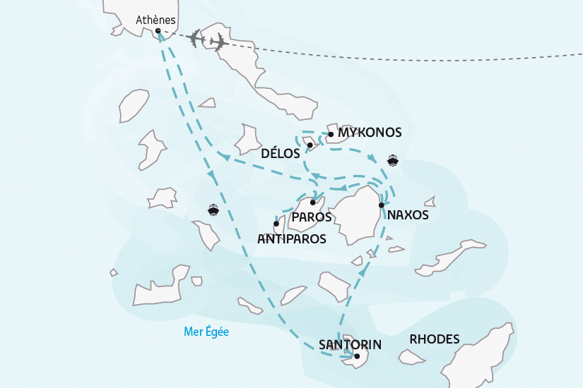 Circuit Périple au coeur des Cyclades athenes Grece