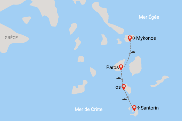 Combiné hôtels Cyclades Vibes mykonos Grece