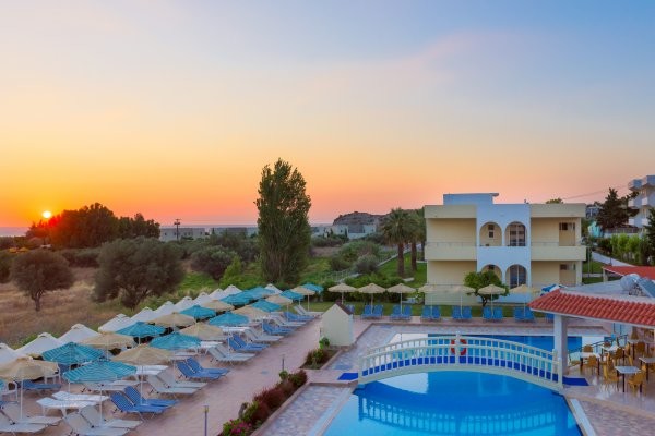 Facade - Hôtel Memphis Beach Hotel 3* Rhodes Grece