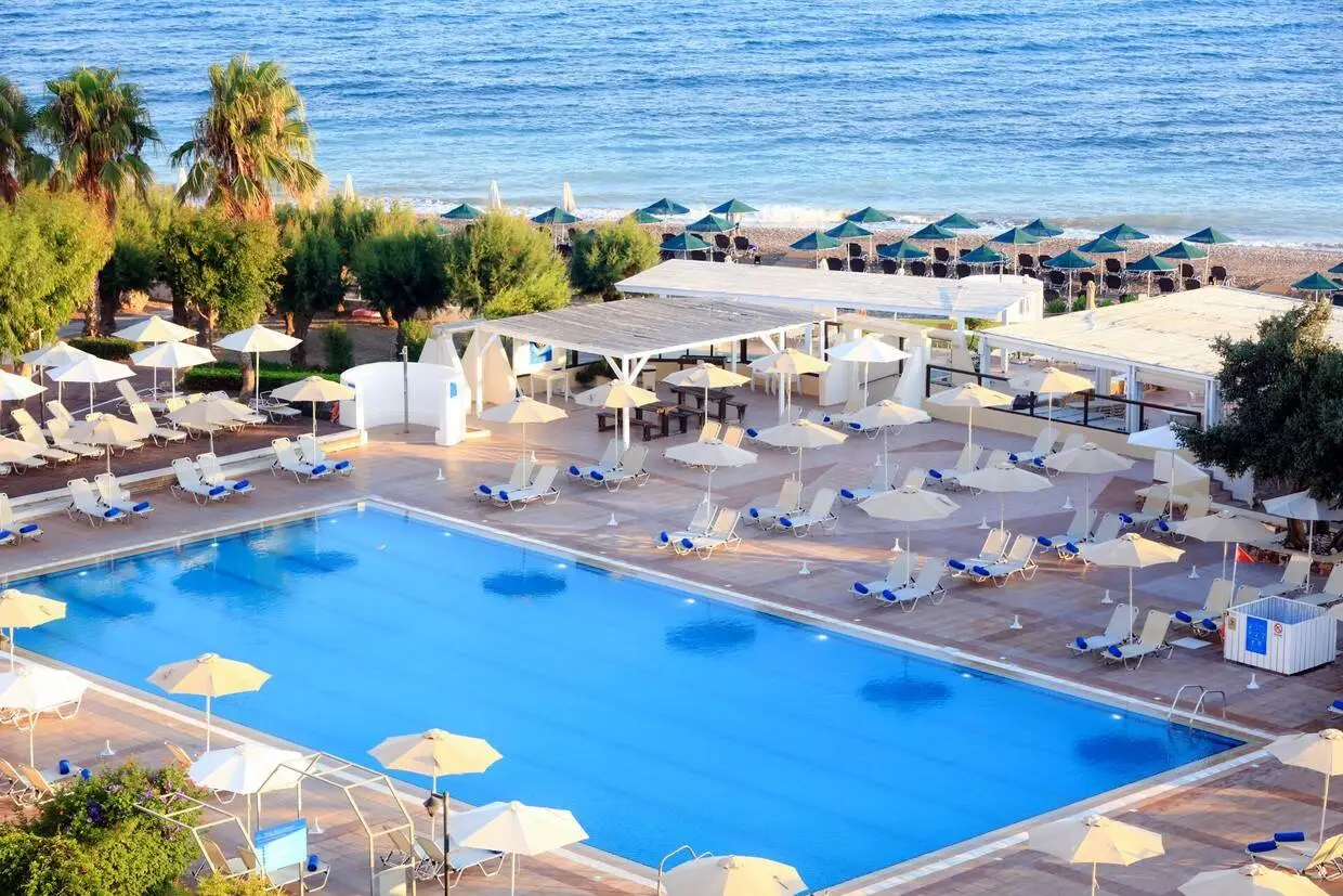 Piscine - Hôtel Labranda Blue Bay Resort 4* Rhodes Grece