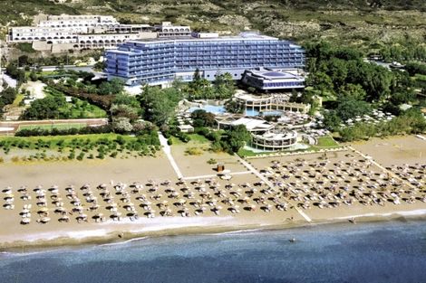Vue panoramique - Hôtel Calypso Beach 4* Rhodes Grece