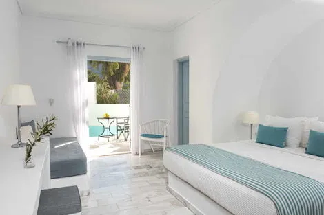 Chambre - Hôtel Santorini Kastelli Resort 5* Santorin Grece