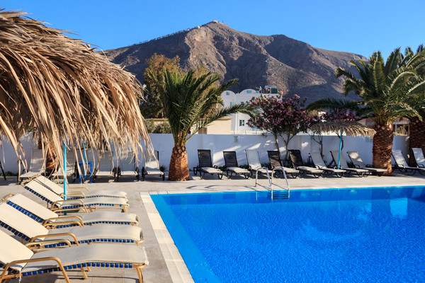 Piscine - Hôtel Gardenia hotel 3* Santorin Grece