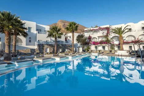 Piscine - Hôtel Santorini Kastelli Resort 5* Santorin Grece